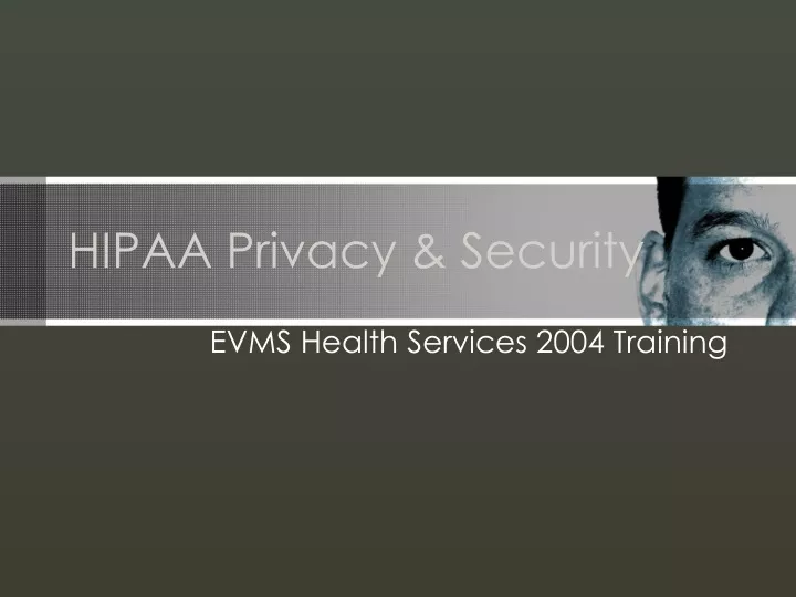 hipaa privacy security