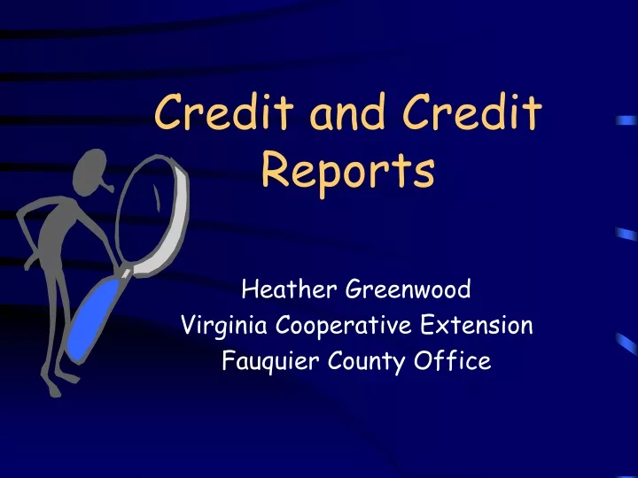 credit and credit reports