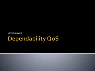 Dependability QoS