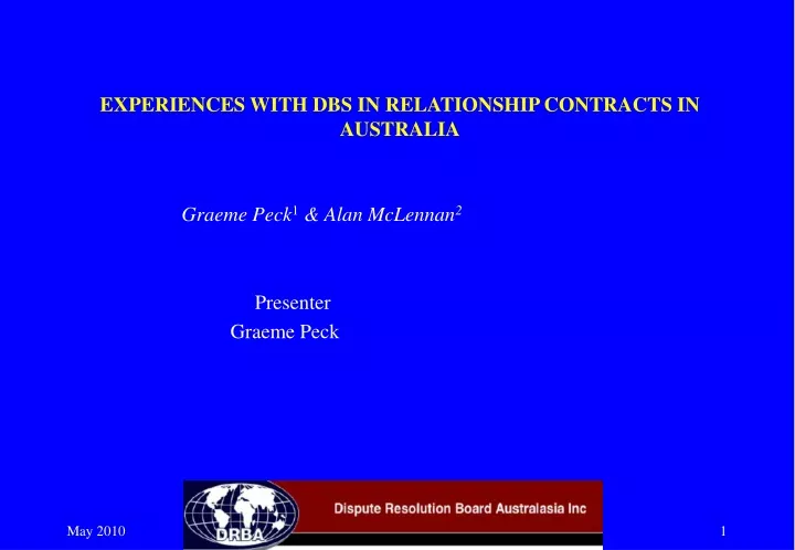 experiences with dbs in relationship contracts in australia