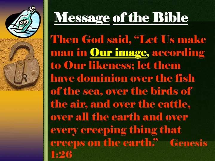 message of the bible