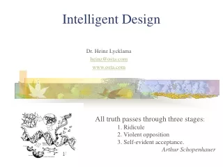 Intelligent Design