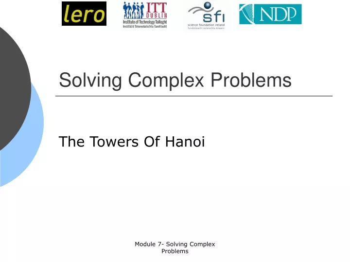 solving complex problems