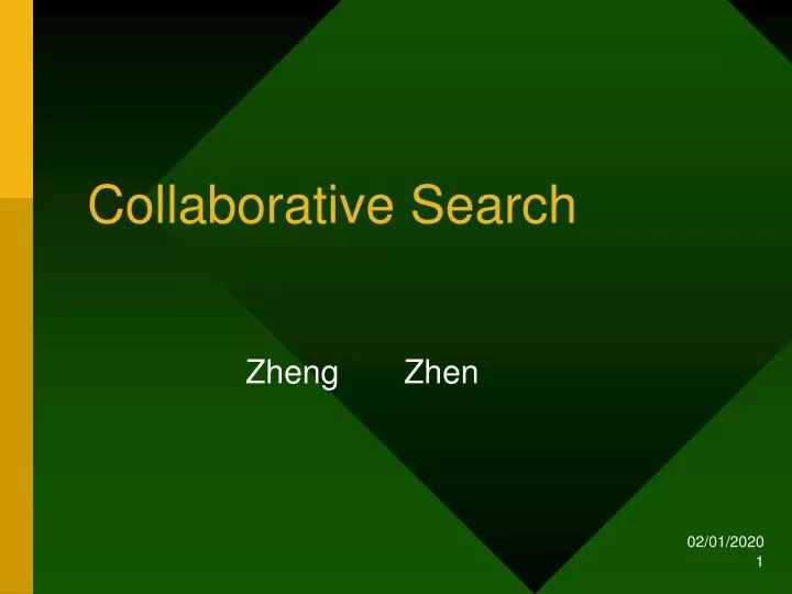 collaborative search