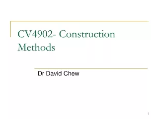 CV4902- Construction Methods