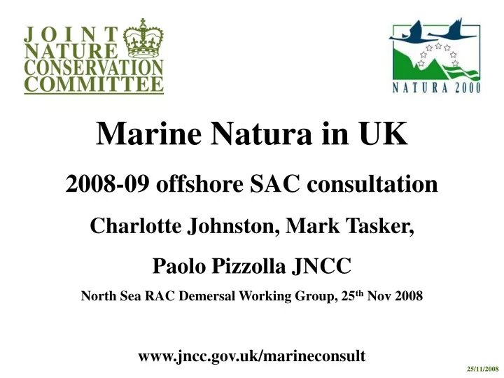 marine natura in uk 2008 09 offshore