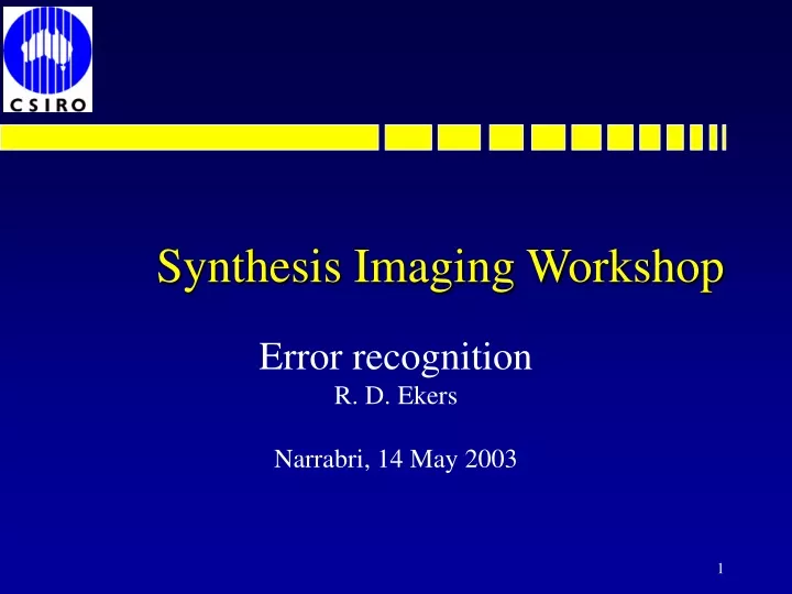 synthesis imaging workshop