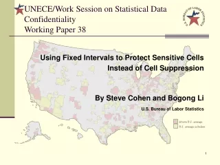 UNECE/Work Session on Statistical Data Confidentiality Working Paper 38