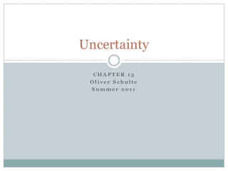 Uncertainty