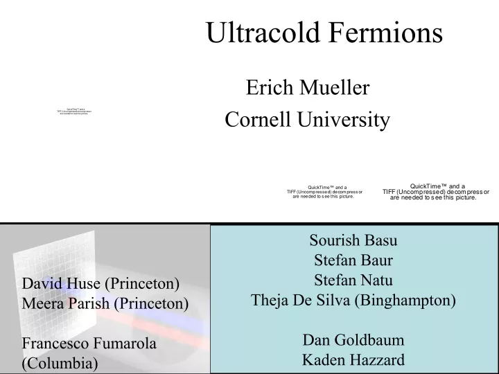 ultracold fermions