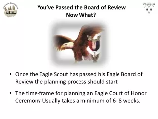 You’ve Passed the Board of Review  Now What?