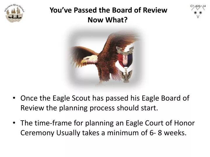 you ve passed the board of review now what