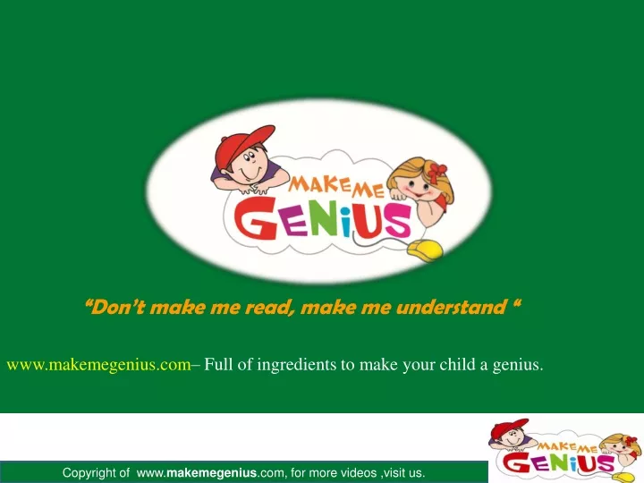 www makemegenius com full of ingredients to make