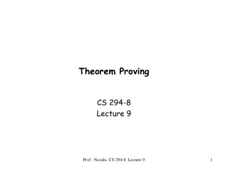 Theorem Proving