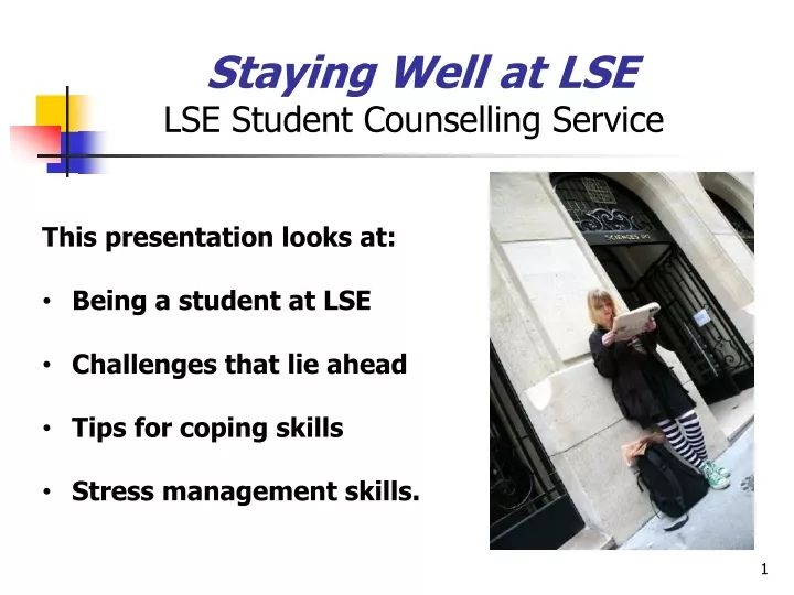 staying well at lse lse student counselling service