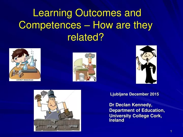 learning outcomes and competences how are they related