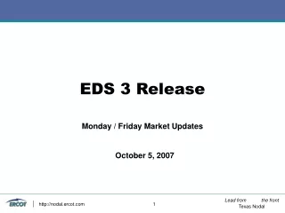 EDS 3 Release