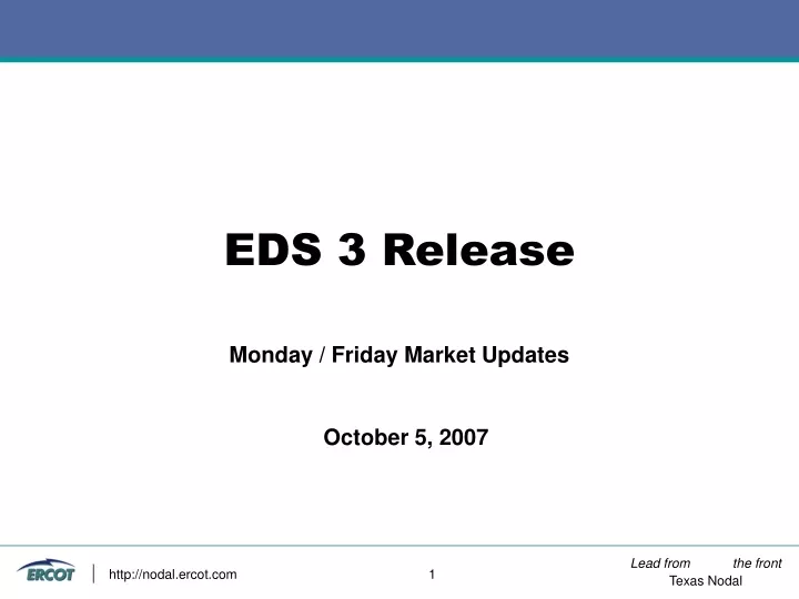eds 3 release