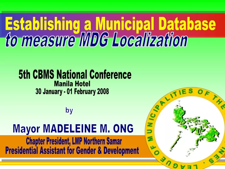 establishing a municipal database