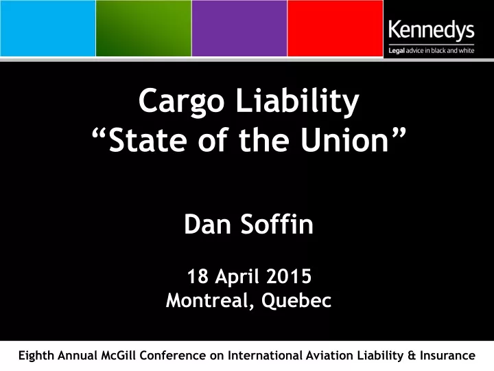 cargo liability state of the union dan soffin