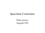 Spacetime Constraints - slide 1