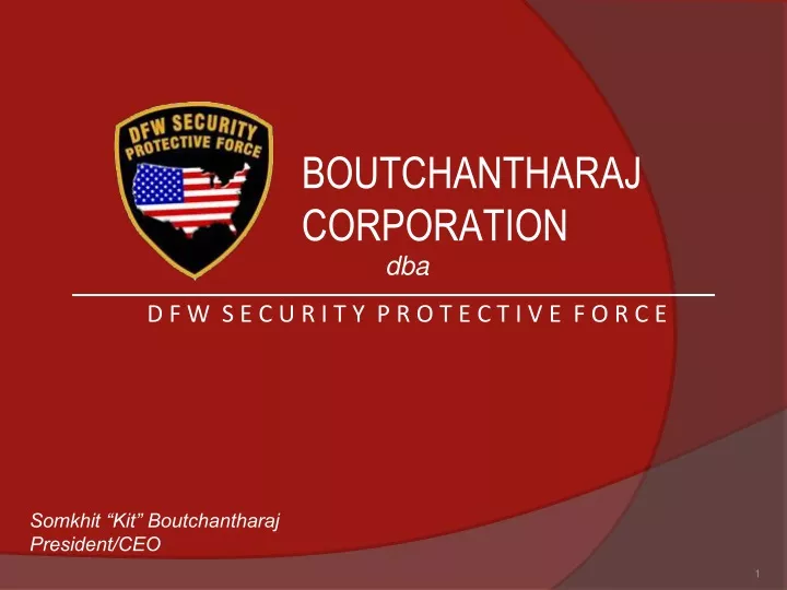 boutchantharaj corporation
