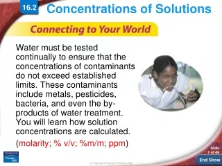Concentrations of Solutions