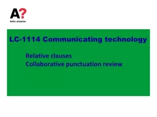 LC-1114 Communicating technology