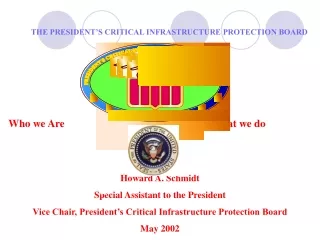 THE PRESIDENT’S CRITICAL INFRASTRUCTURE PROTECTION BOARD