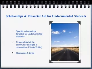 $cholarships &amp; Financial Aid for Undocumented Students