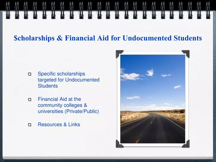 cholarships financial aid for undocumented students