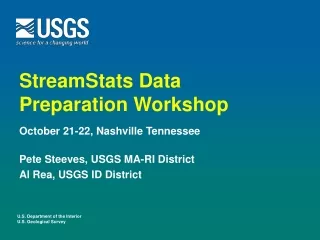 StreamStats Data Preparation Workshop