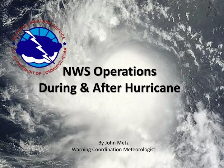 nws operations during after hurricane