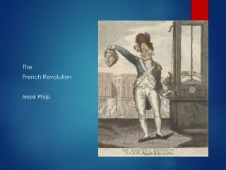 The  French Revolution Mark Philp