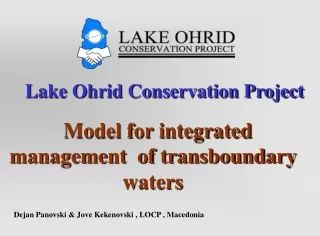 Lake Ohrid Conservation Project