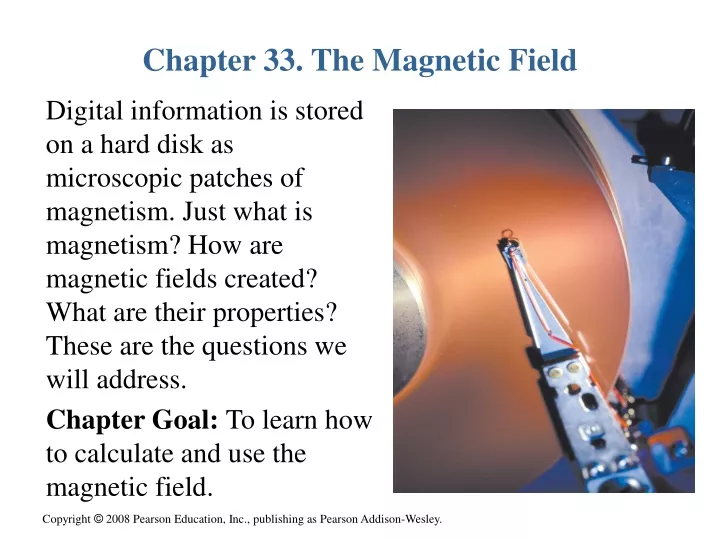 chapter 33 the magnetic field