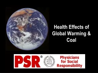 Health Effects of Global Warming &amp; Coal