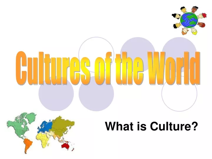 cultures of the world