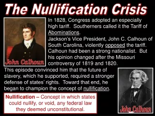 The Nullification Crisis