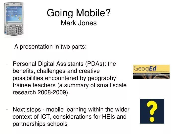 going mobile mark jones