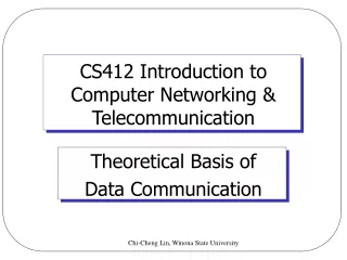 CS412 Introduction to  Computer Networking &amp; Telecommunication