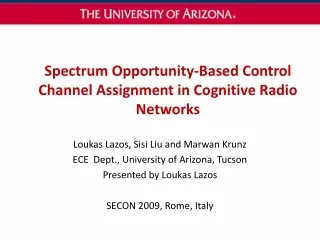 Spectrum Opportunity-Based Control Channel Assignment in Cognitive Radio Networks
