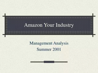 Amazon Your Industry