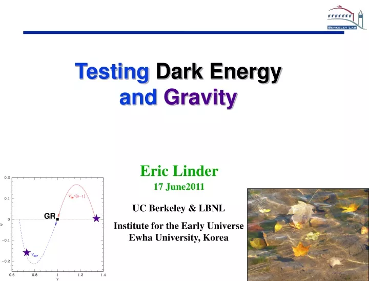 testing dark energy and gravity
