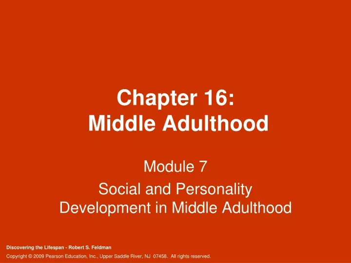 chapter 16 middle adulthood
