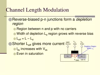 Channel Length Modulation