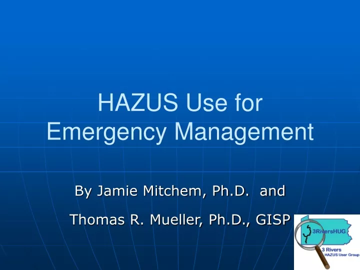 hazus use for emergency management