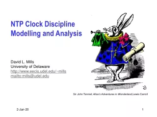 NTP Clock Discipline Modelling and Analysis