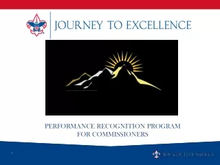 Performance Recognition Program For Commissioners