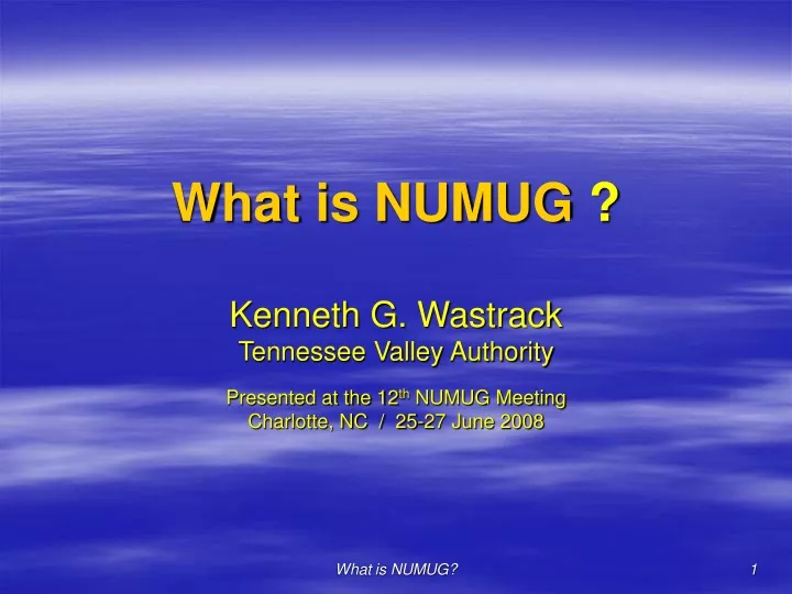 what is numug